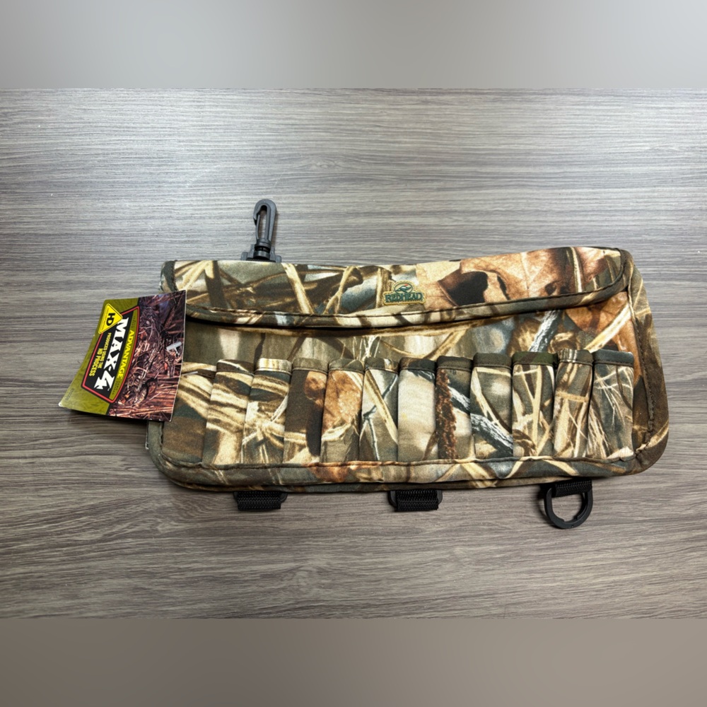 Red Head 24 round Camo Shot Shell Pouch duck hunting for shotgun belt NWT